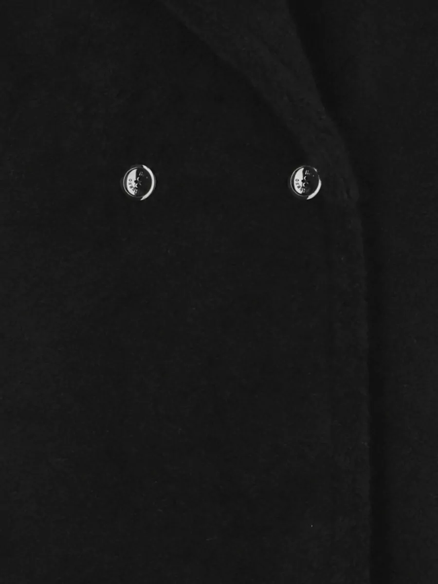 Herno Double Breasted Coat Three Quarter Sleeves