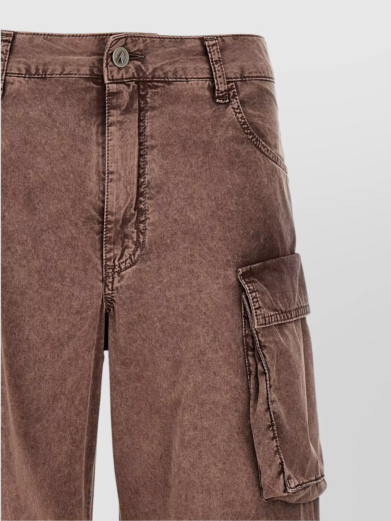 Shop Attico Cargo Pants Back Side Pockets