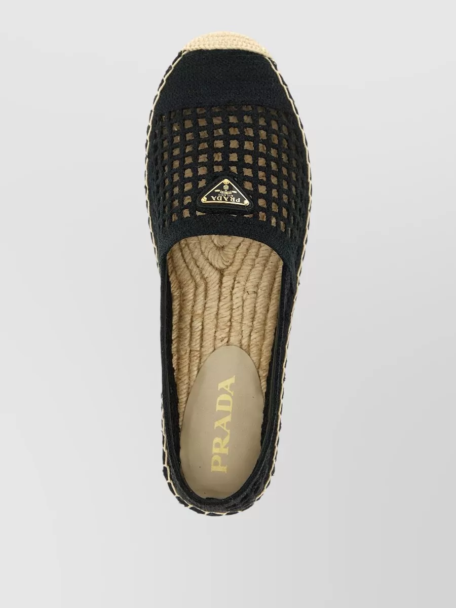 Prada Crochet Espadrilles