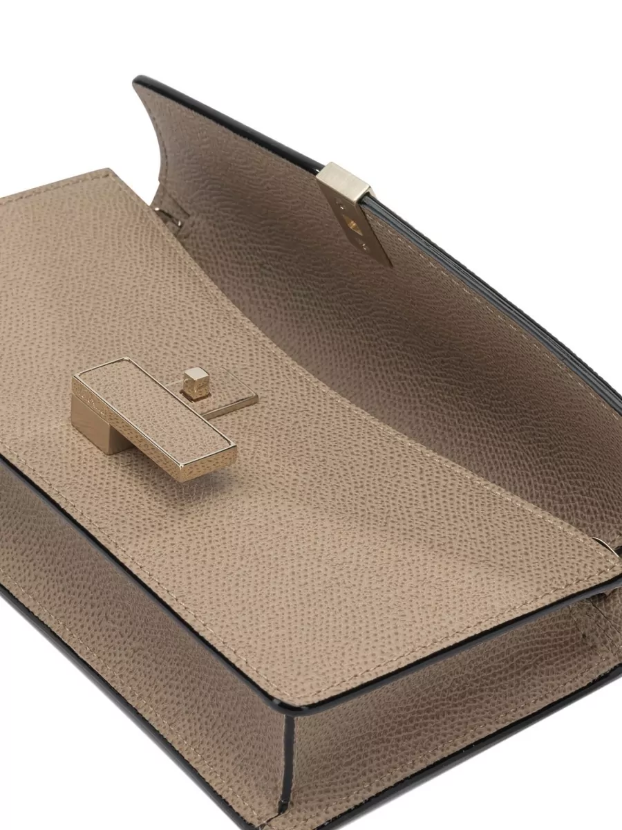 Valextra Iside Clutch Bag Chain Strap Detail