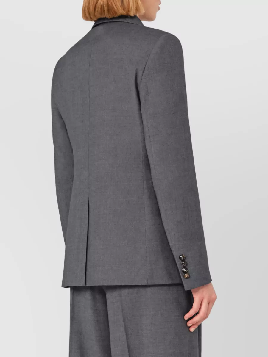 S Max Mara Virgin Wool Suit Jacket