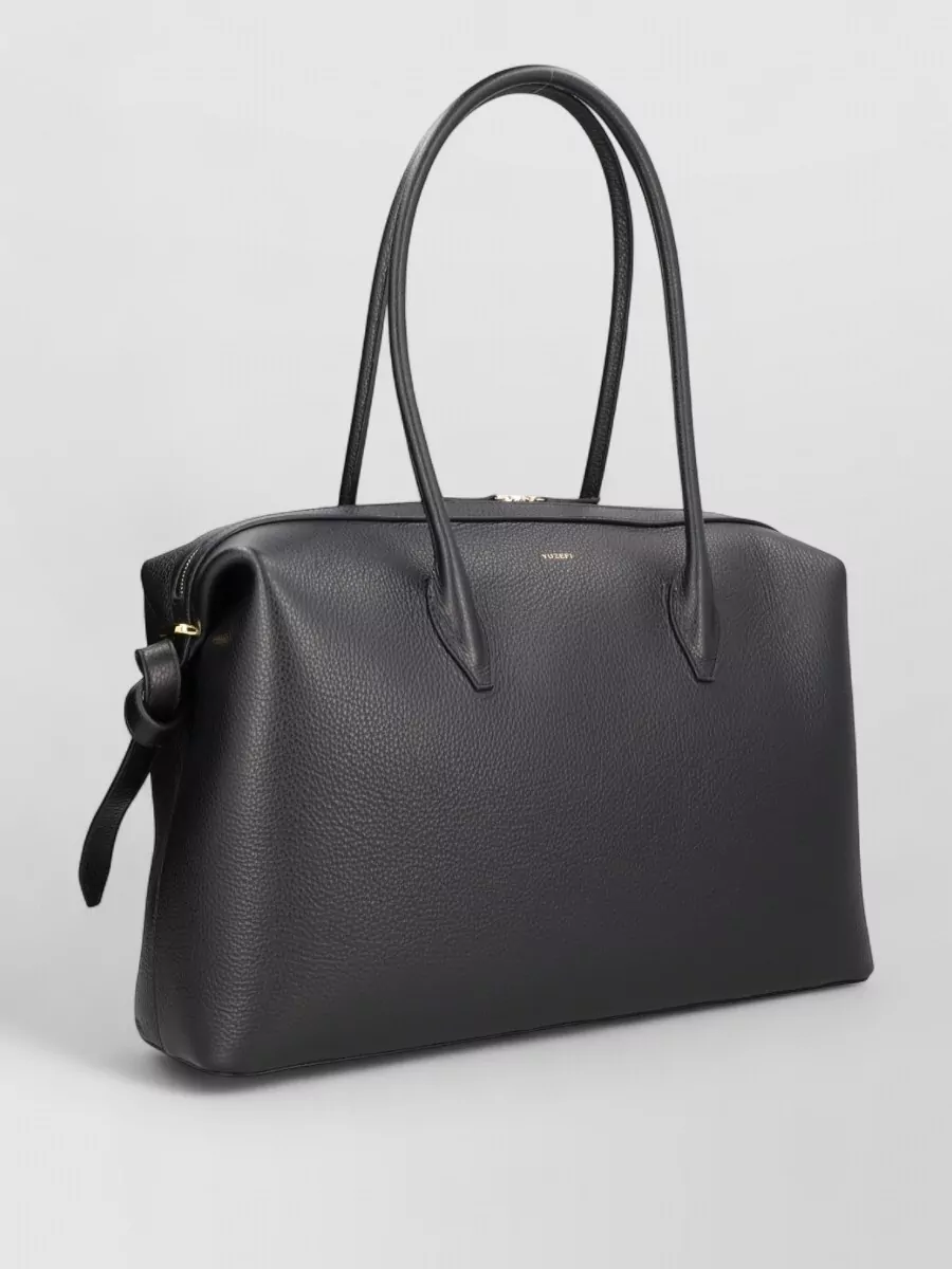 Yuzefi Large Brioche Shoulder Bag Gold Hardware In Pattern