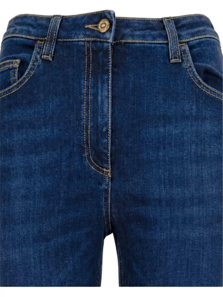 Elisabetta Franchi Denim Skinny Trousers