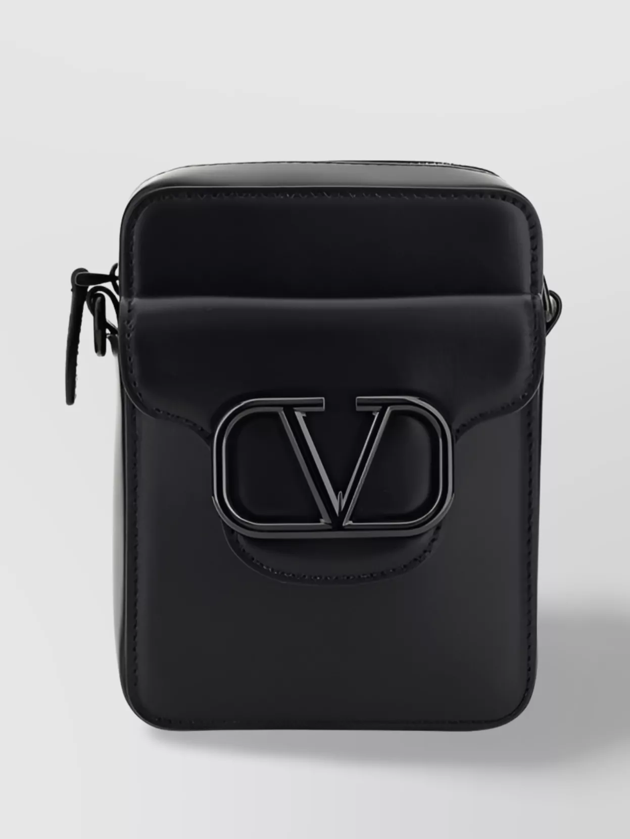 Valentino Garavani Mini Locò Shoulder Bag In Black