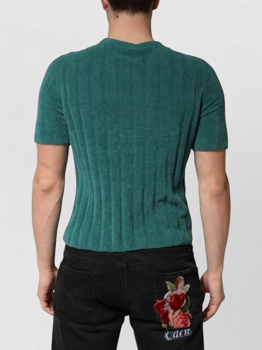 Dolce&Gabbana Cotton Blend Crew Neck Jumper