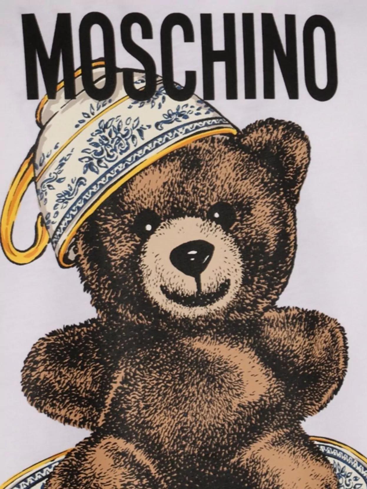 Moschino Crew Neck Graphic Print Short Sleeves