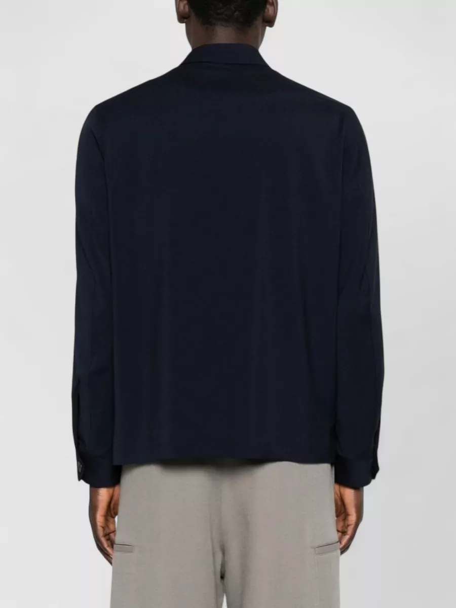 Luigi Bianchi Tailored Jacket Long Sleeves Point Collar