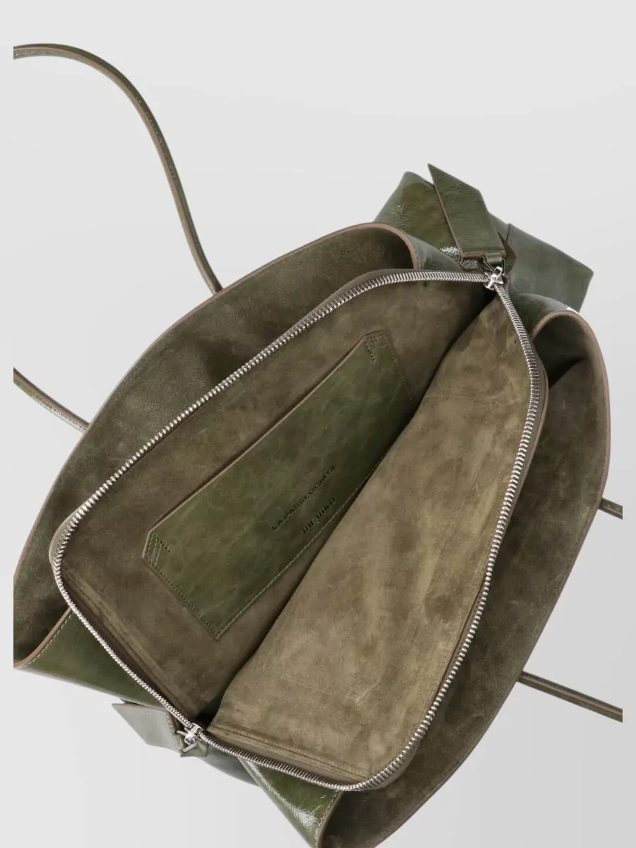 The Attico Medium Leather Tote Bag