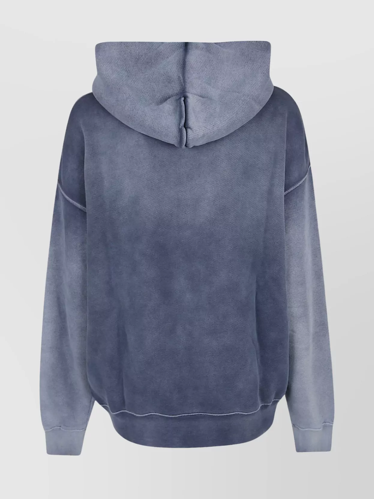 Off-white Unisex Hoodie With Drawstring And Pocket In Blue