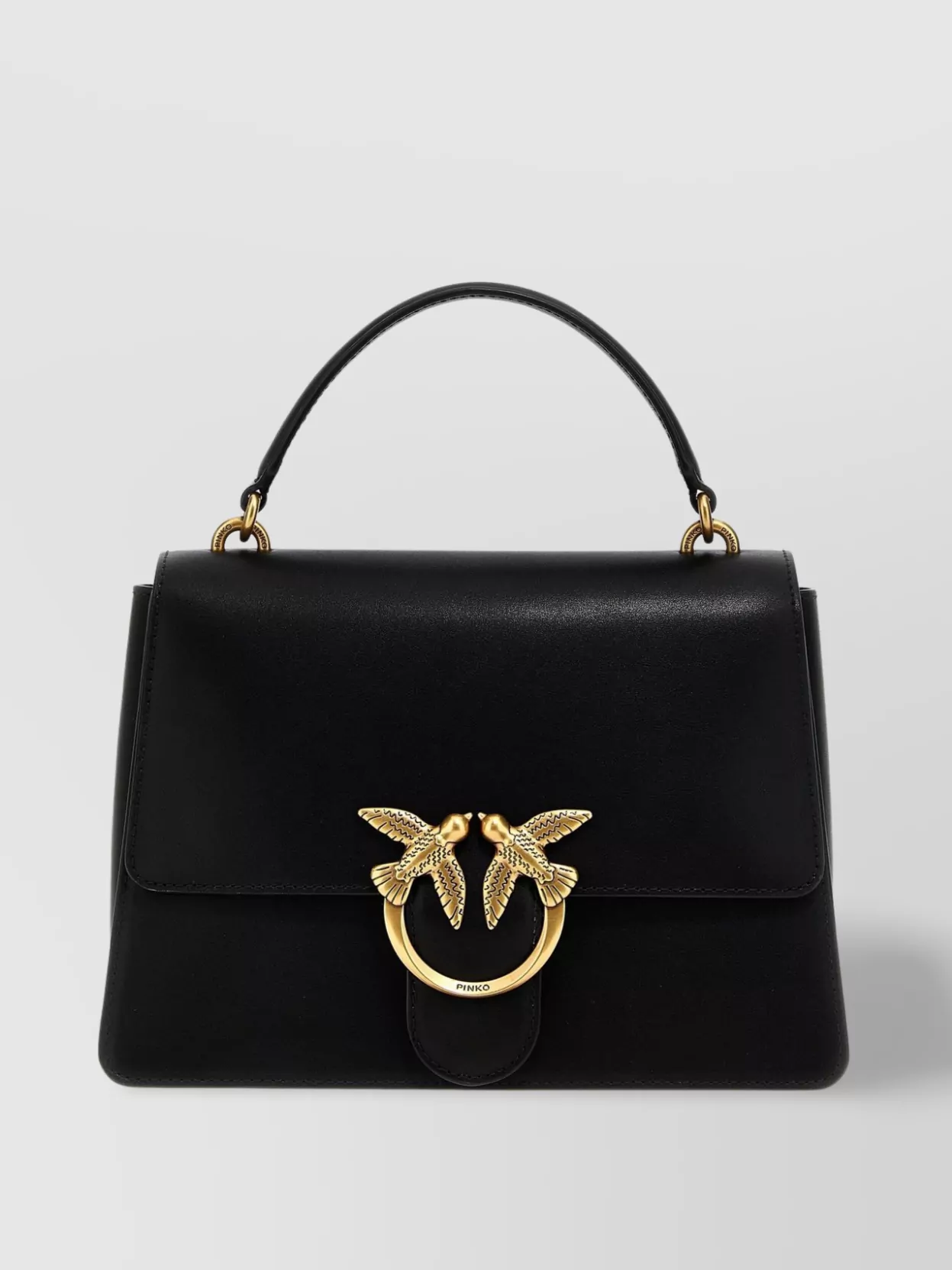 Pinko Love bag one goat leather crossbody bag
