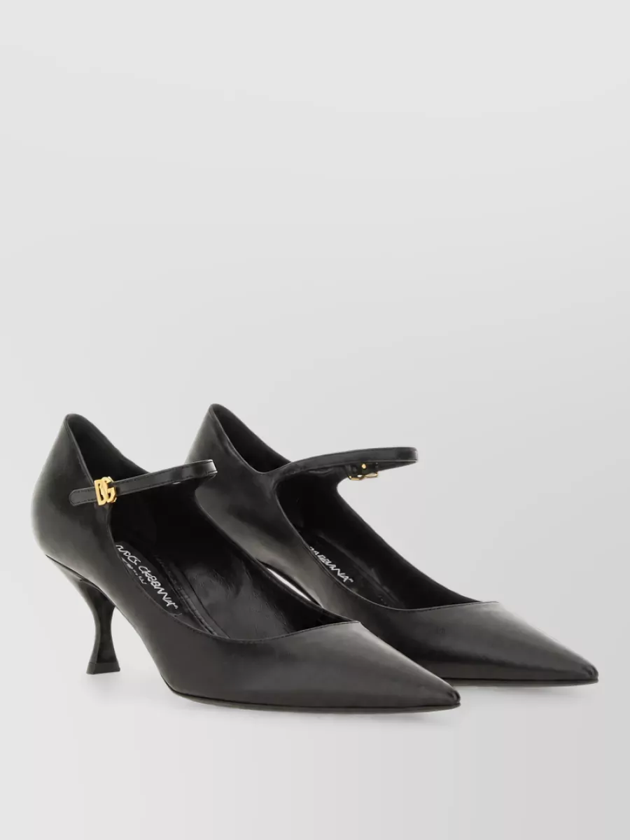 Dolce&Gabbana leather ballerina shoes