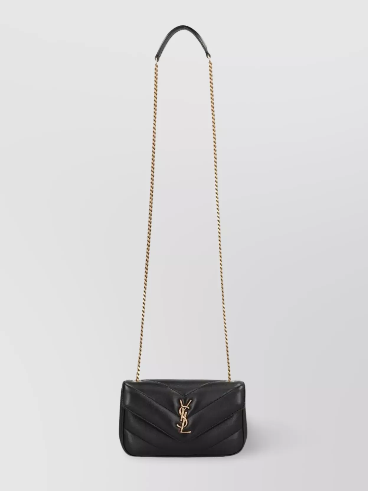Saint Laurent Mini Bag Lambskin Quilted Chevron Chain