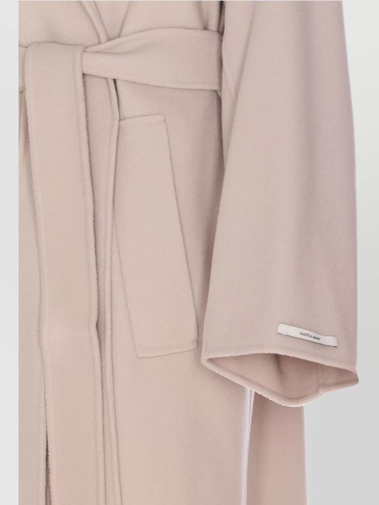 Sportmax Belted Coat Featuring Epaulettes