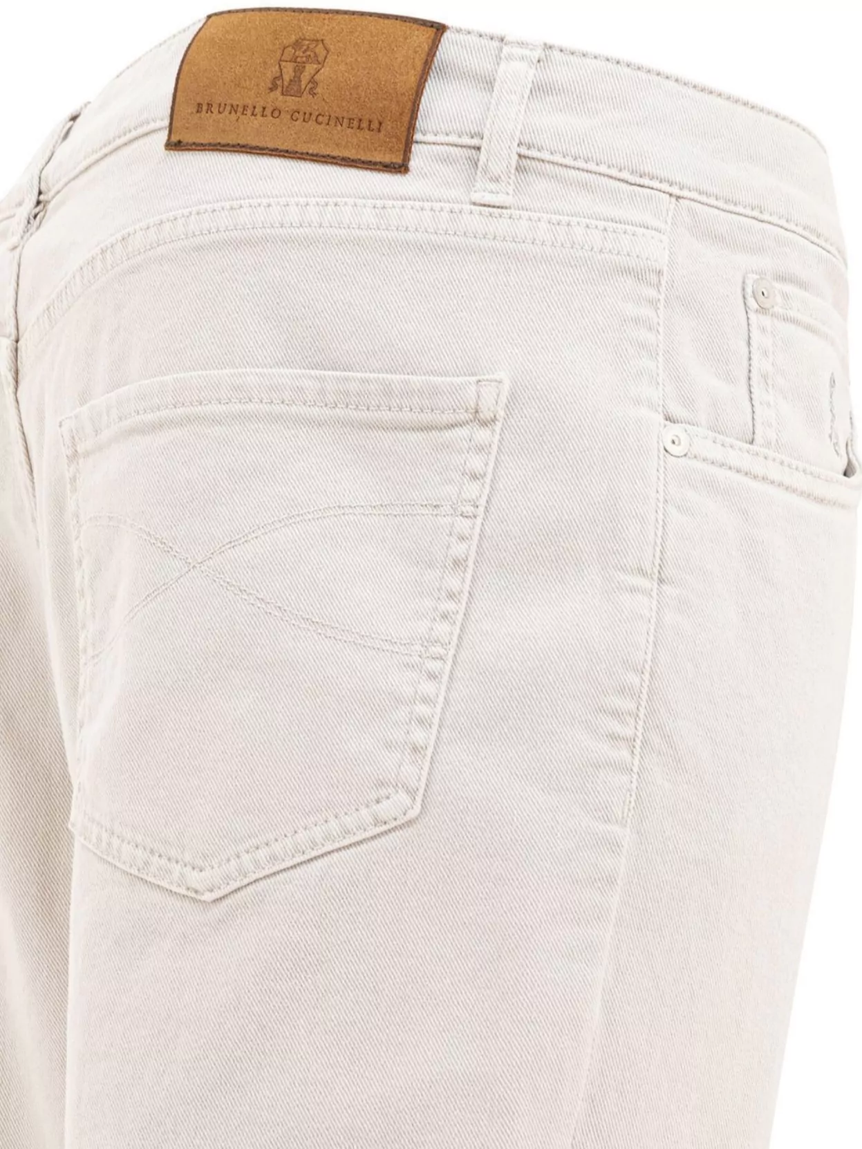 Brunello Cucinelli Denim Trousers With Belt Loops And Five Pockets
