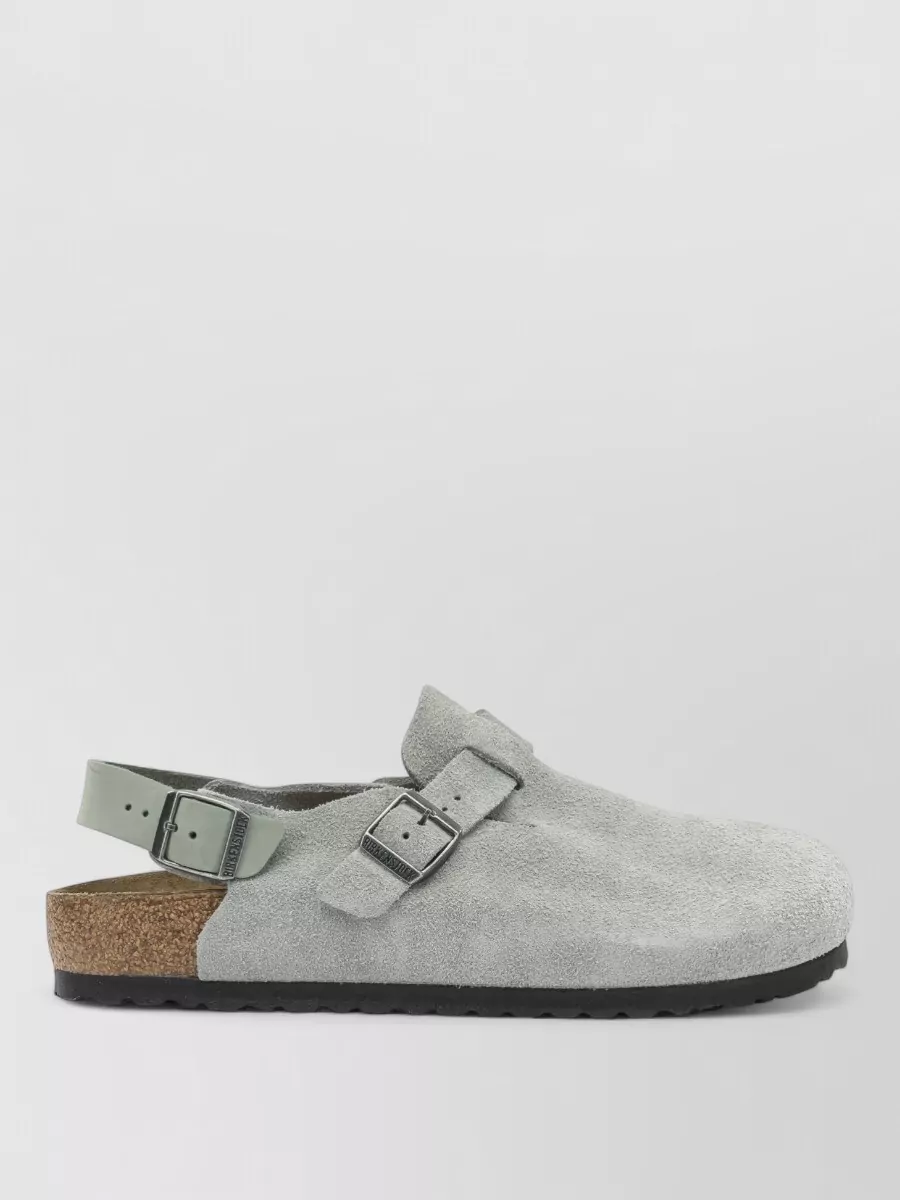 Birkenstock Suede Leather Tokio Pure Clogs