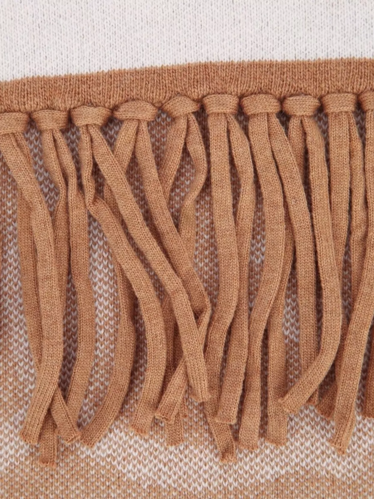 Pinko Cashmere Blend Fringed Scarf