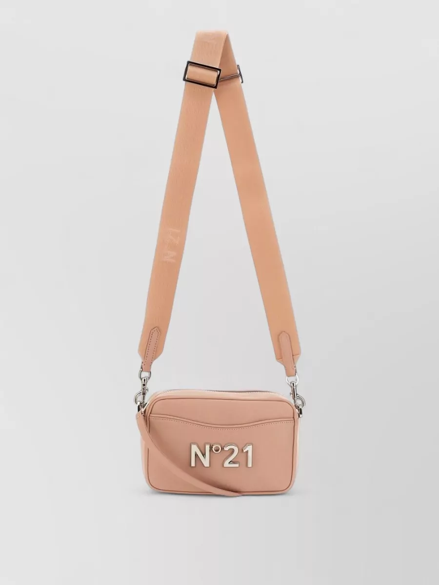 N 21 leather cross-body bag