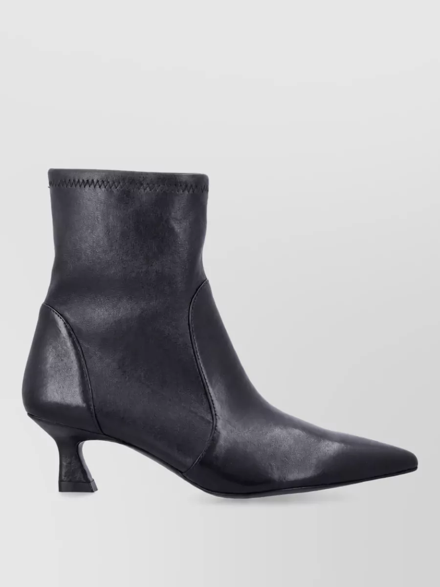 Stuart Weitzman Lamb Leather Ankle Boots