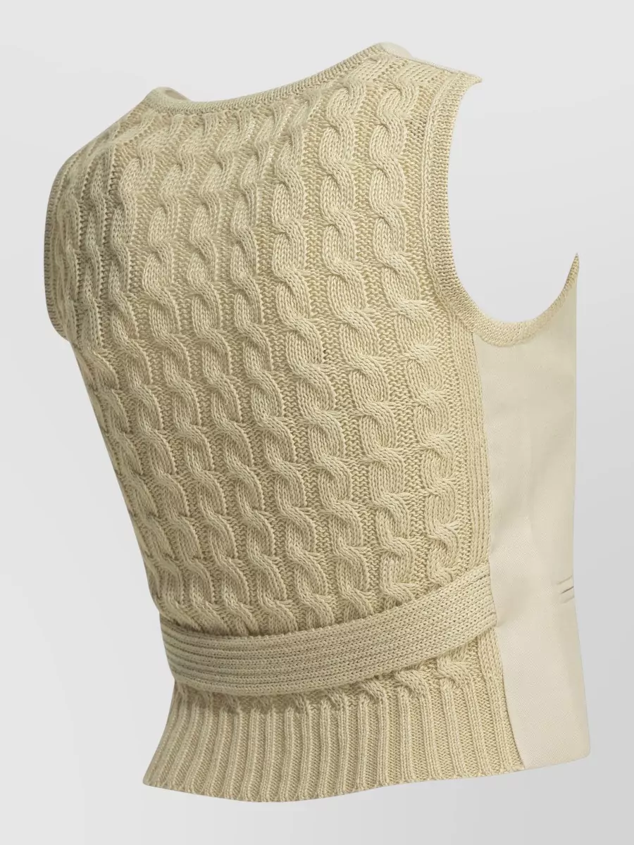 Max Mara Linen Knitted Vest