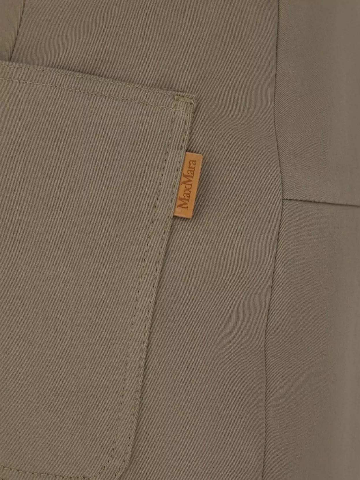 Max Mara Stretch Cotton Workwear Dress With Back Tie