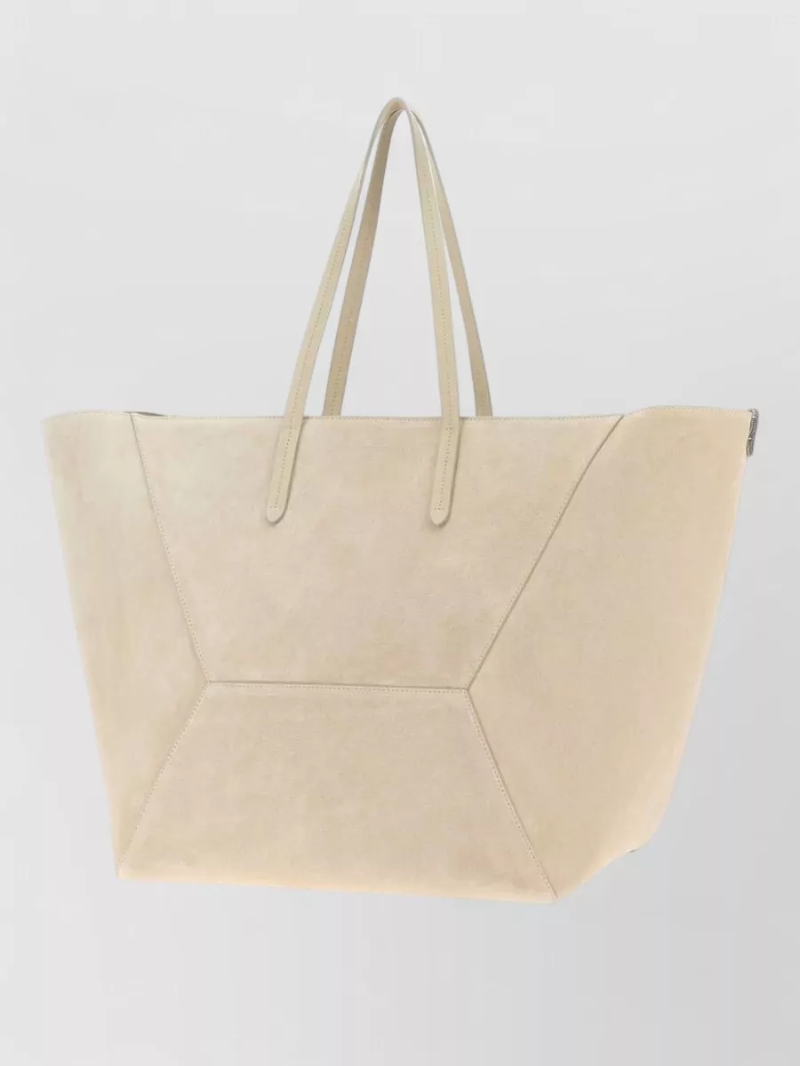 Brunello Cucinelli na suede tote bag