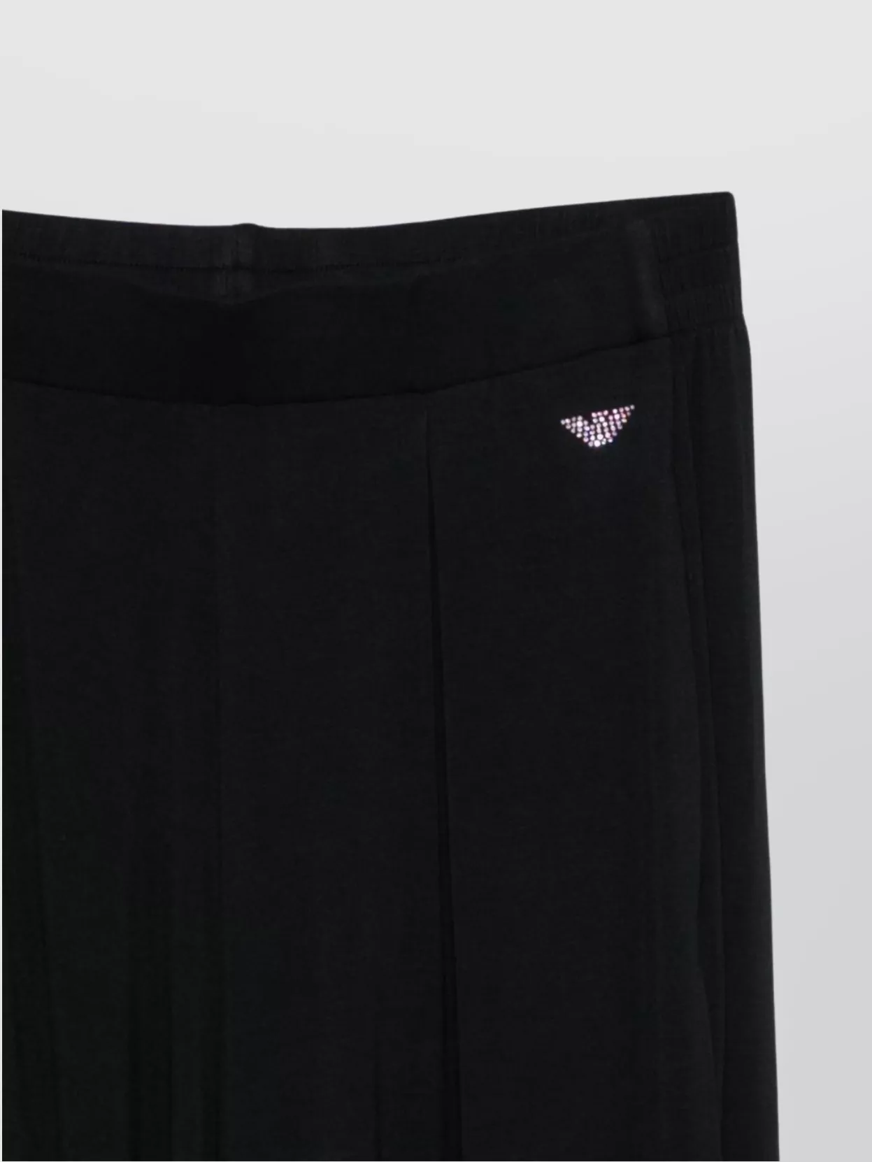 Emporio Armani Pleat Detailing Wide Leg Pajamas With Pockets