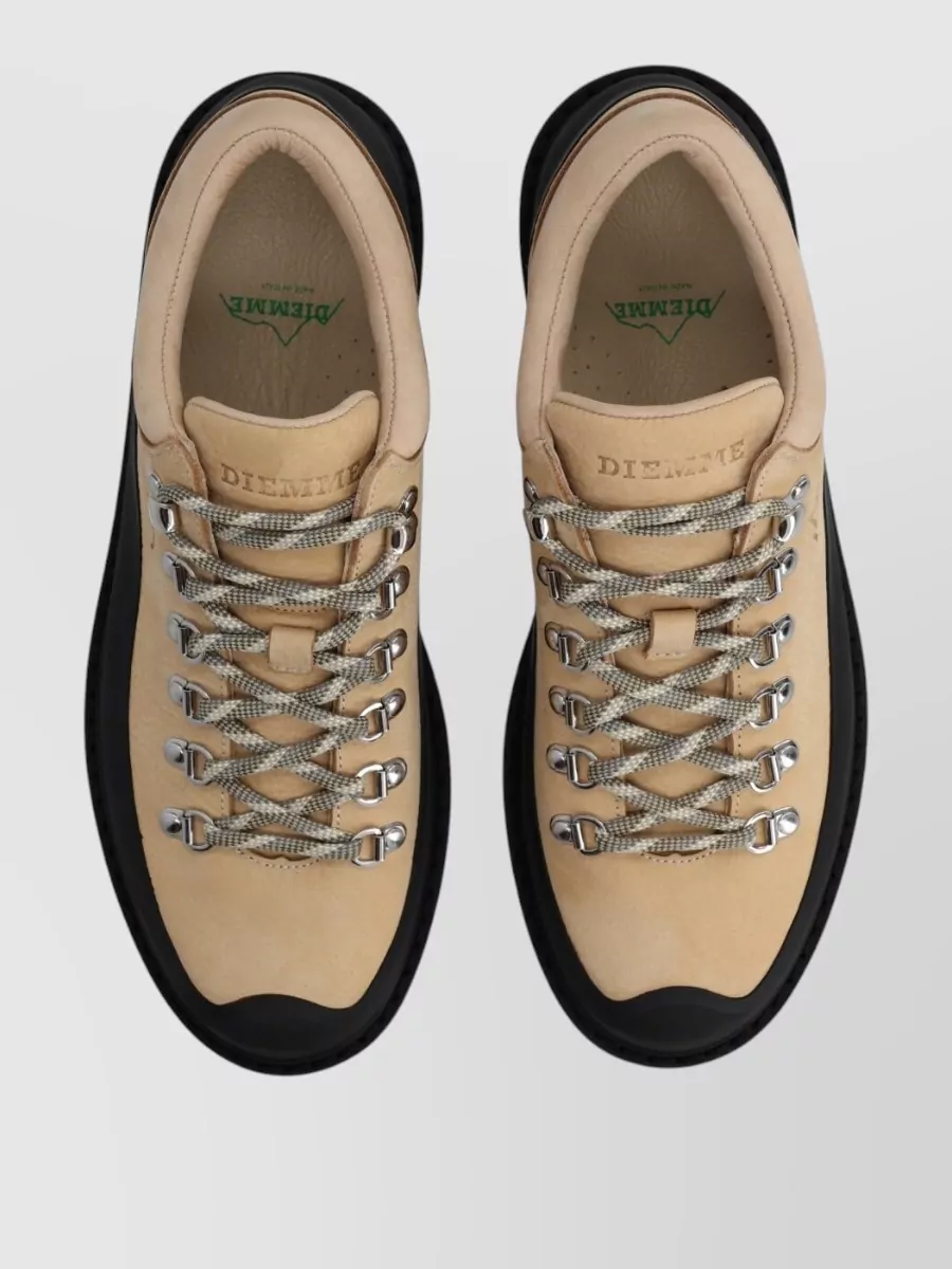 Diemme Leather Lace-Up Ankle Boots