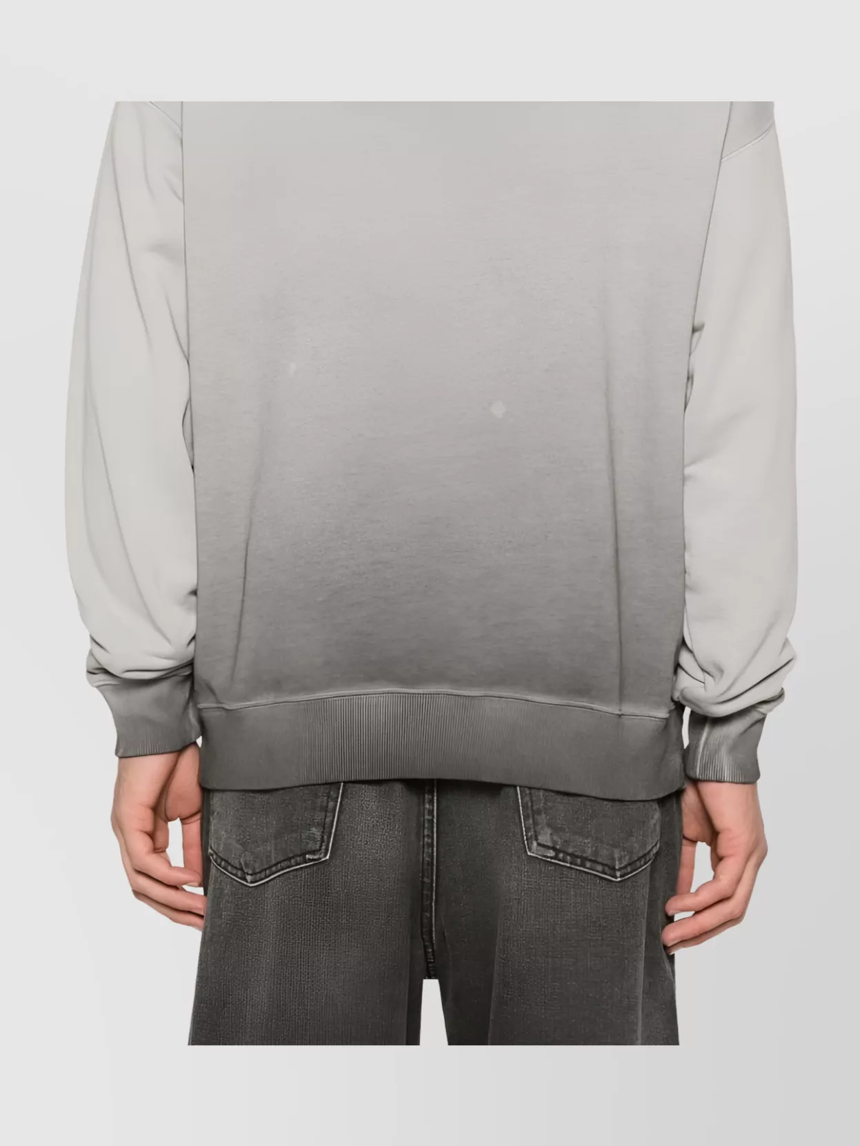 Off-White Hooded Long Sleeve Sweatshirt Pockets
