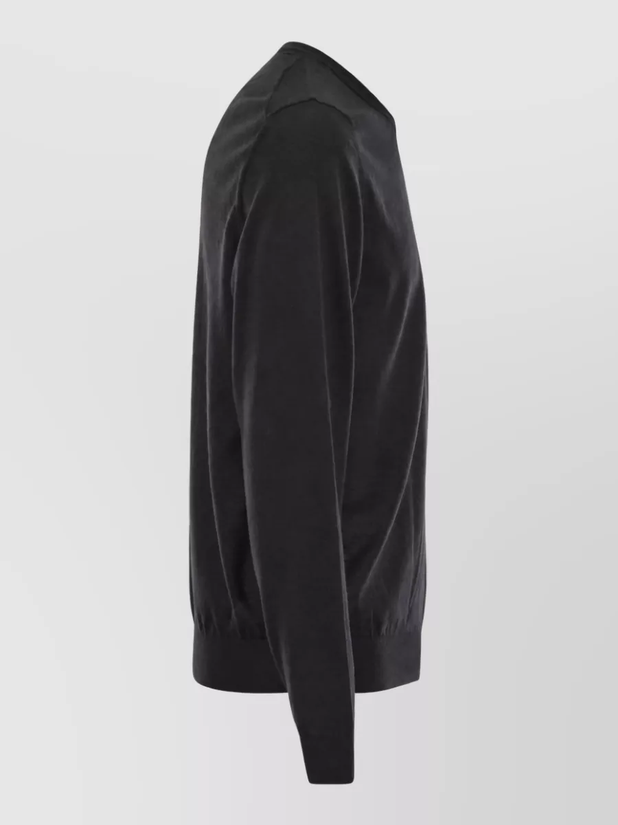 Boss Wool Slim-Fit Crew-Neck Jumper