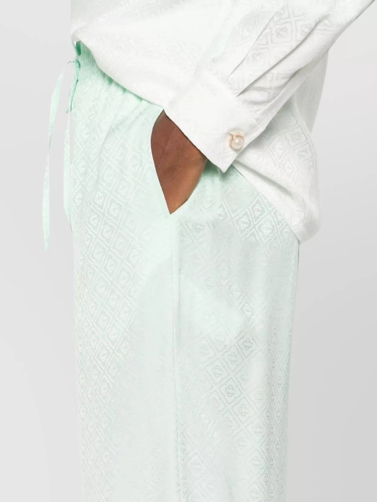 Casablanca Monogram Wide Leg Trousers