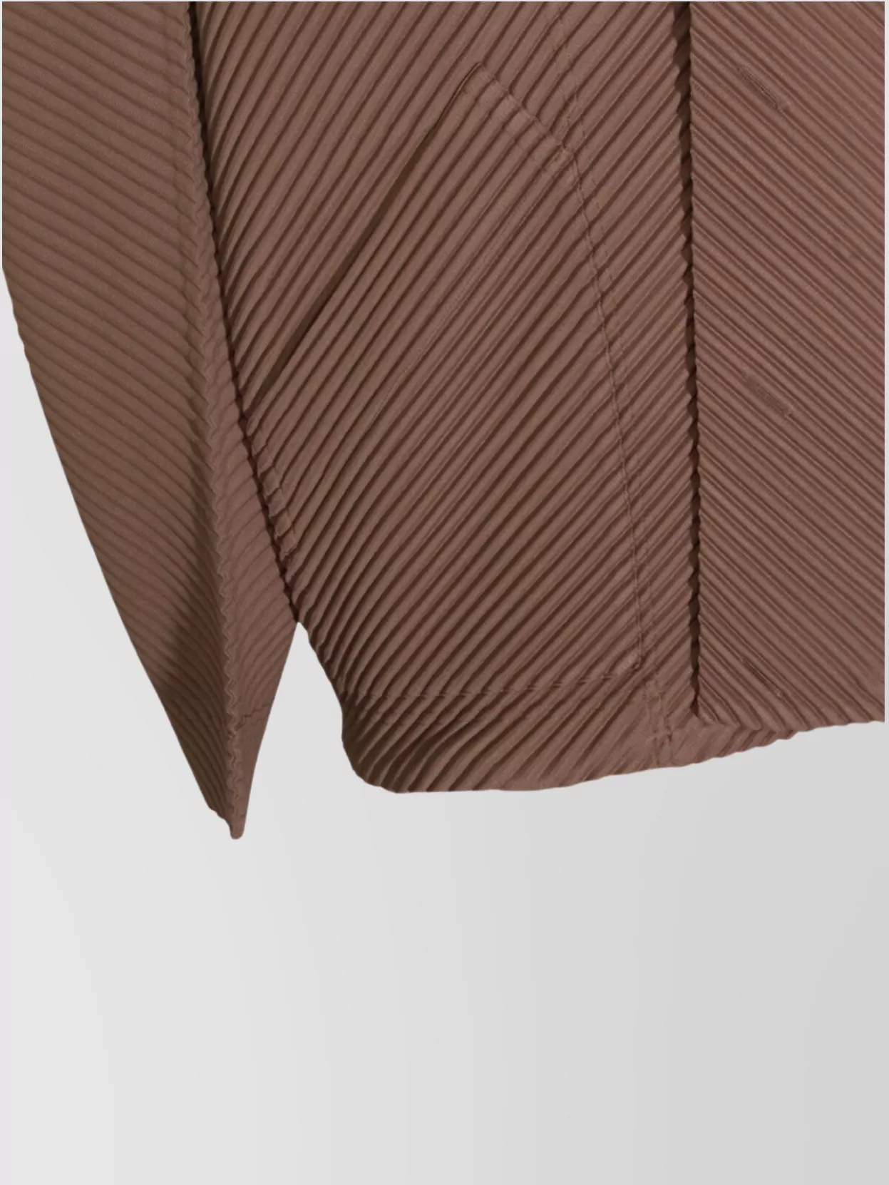 Homme Plisse Issey Miyake Textured Fabric Jacket Featuring Front Pockets