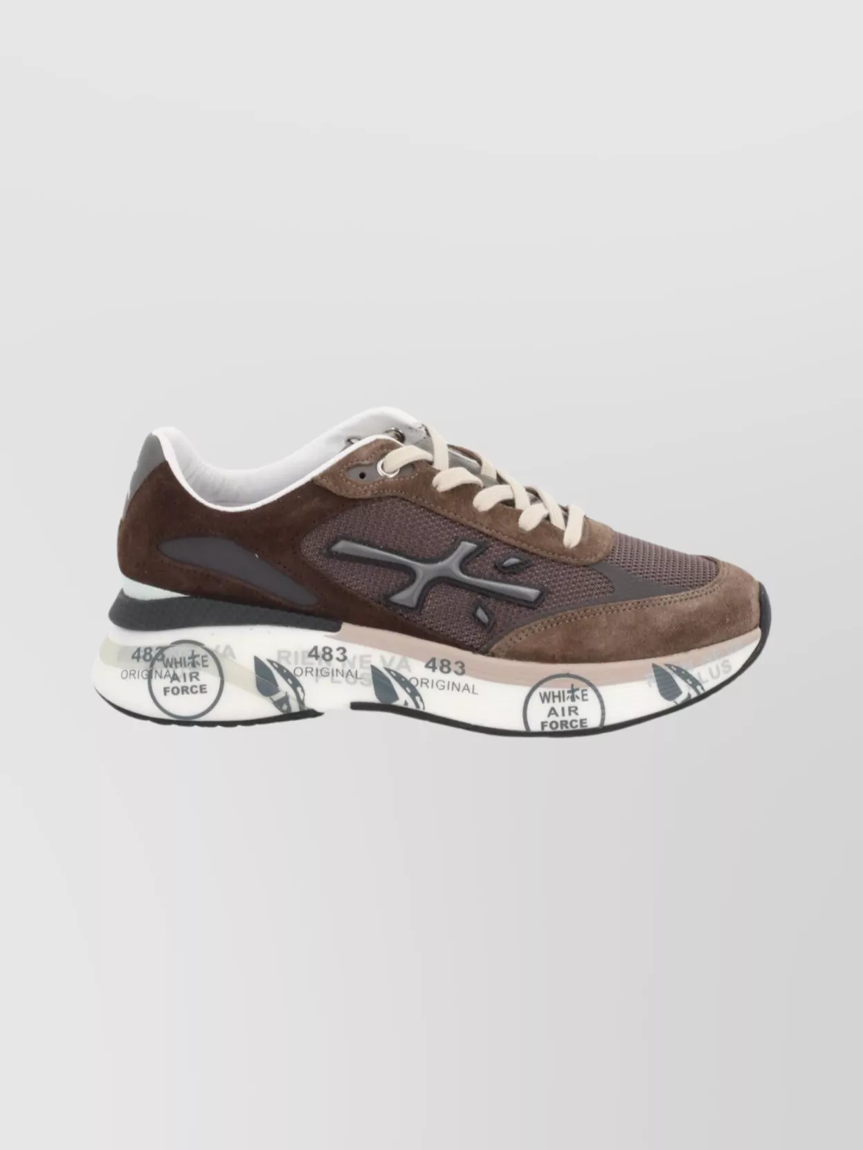 Premiata Stylish Sneakers With Mesh And Suede