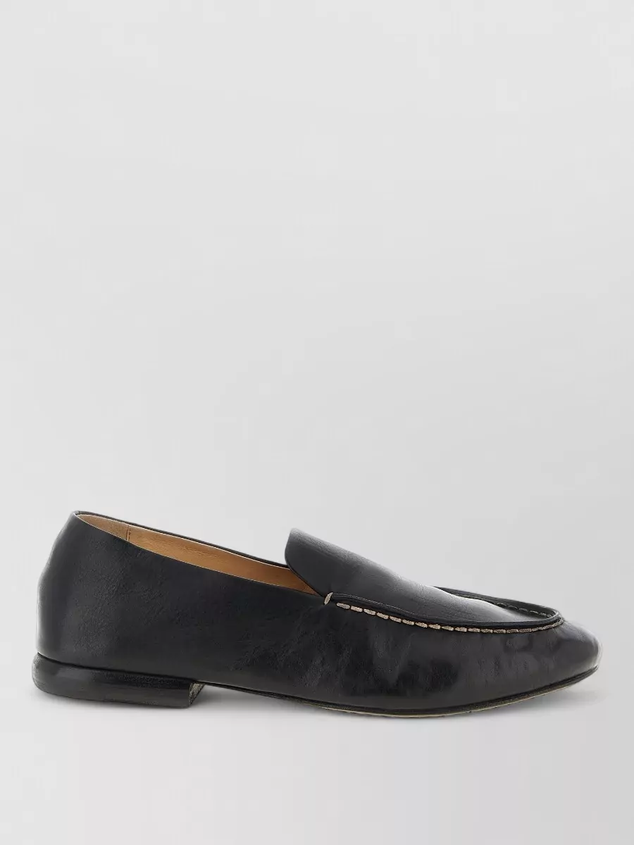 Marsell Mandolo Round Toe Contrast Stitch Loafers