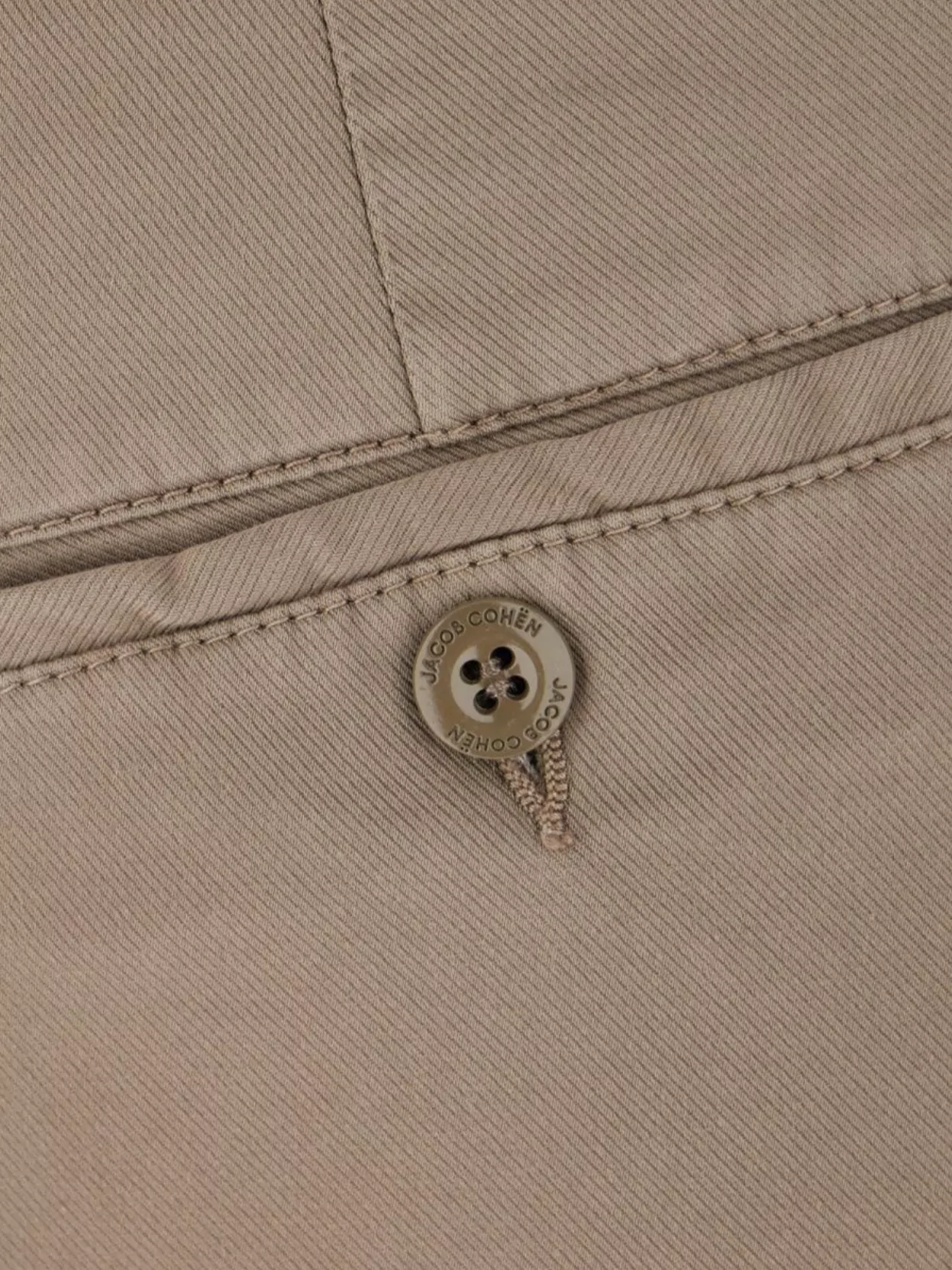 Jacob Cohen Stretch Cotton Blend Pants With Front And Back Pockets