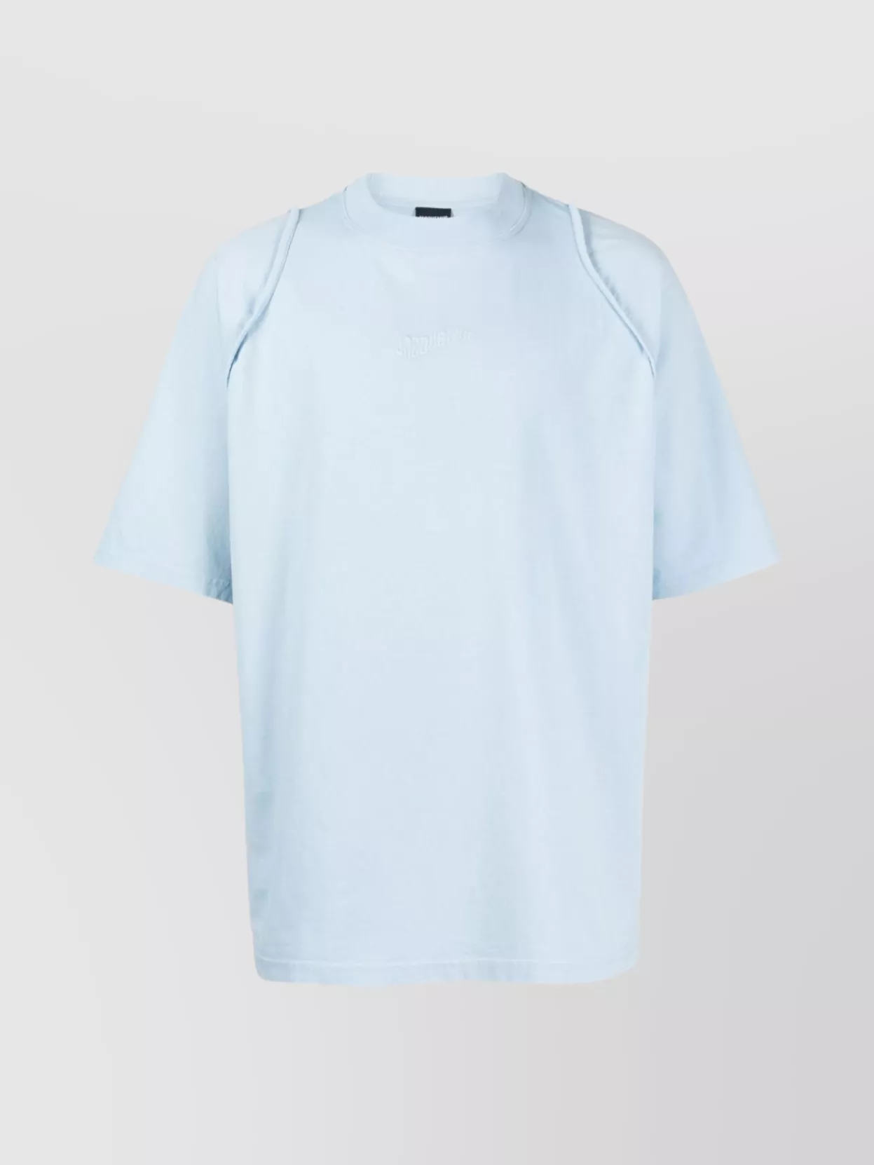 Jacquemus Camargue Organic Cotton-jersey T-shirt In Light Blue