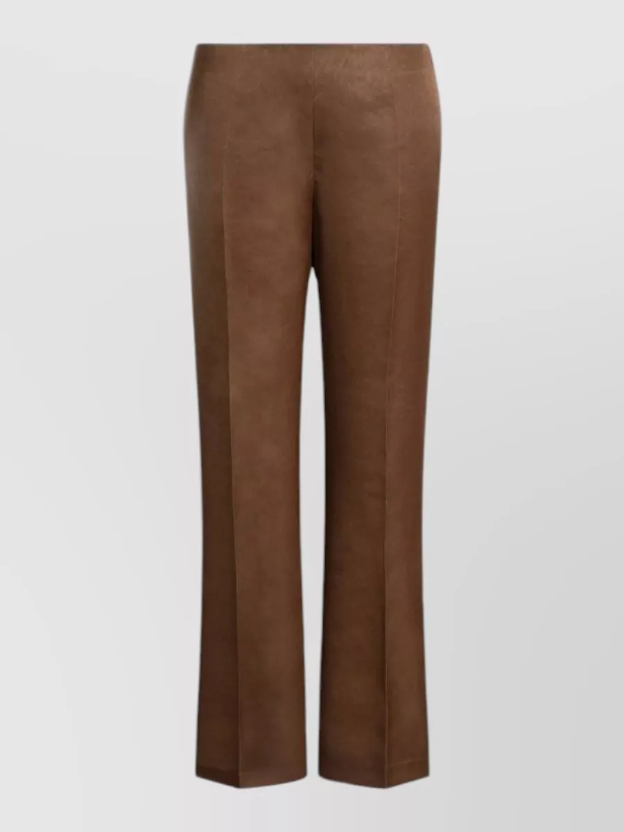 Alberta Ferretti silk tailored trousers