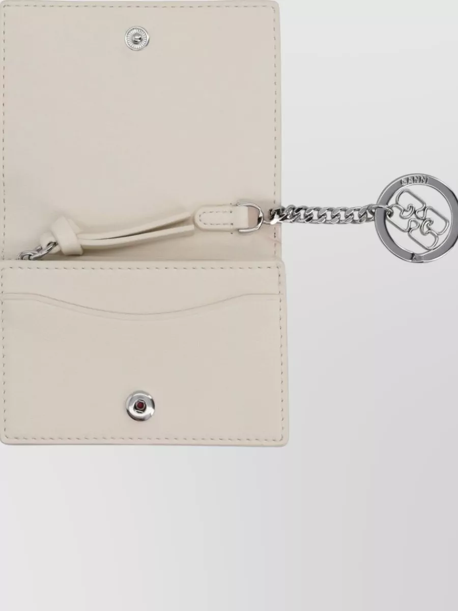 Ganni Printed Card Holder