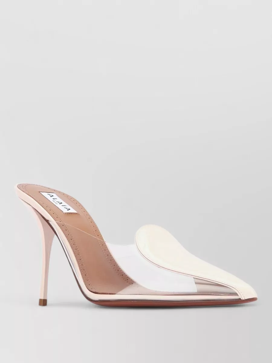 Alaïa leather mules