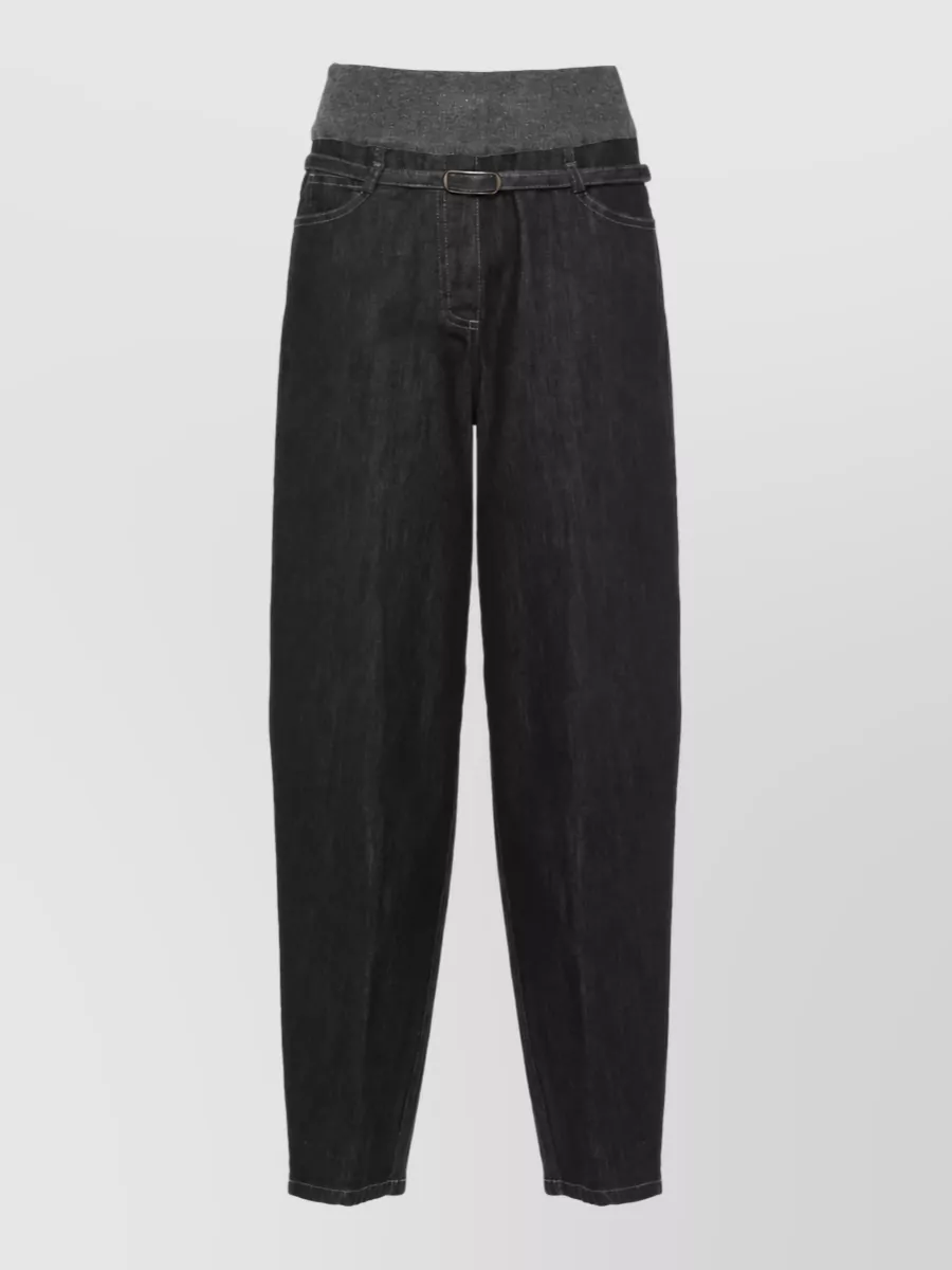 Panicale straight-leg denim jeans