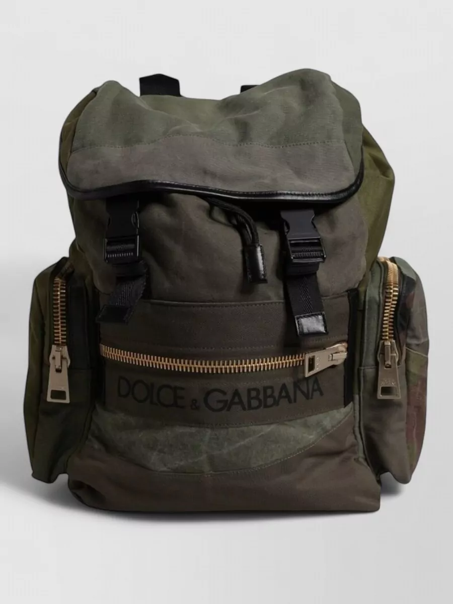 Dolce&Gabbana camouflage patchwork backpack