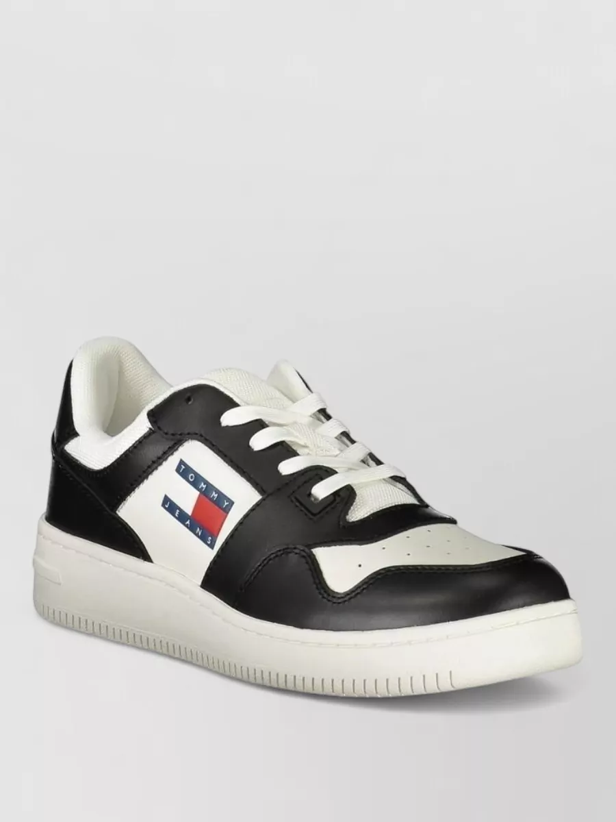Tommy Hilfiger Leather Low-Top Sneakers