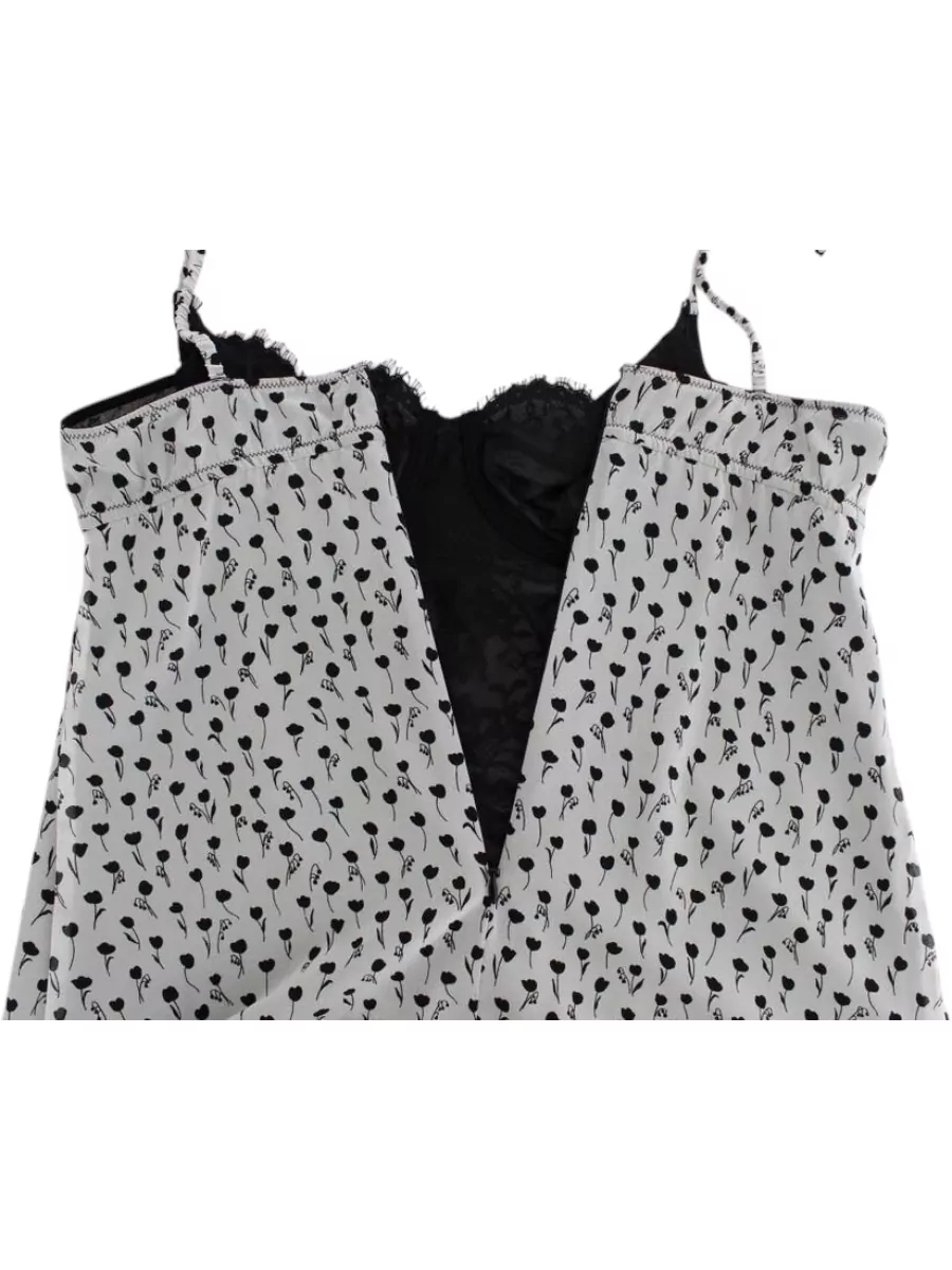 Dolce&Gabbana Silk Lace Babydoll Top