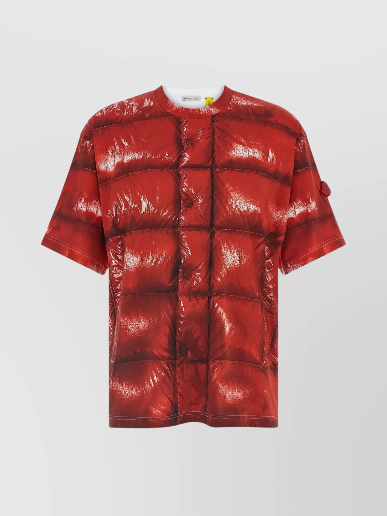 Moncler Genius Asap Rocky Collaboration Graphic T-shirt In Red