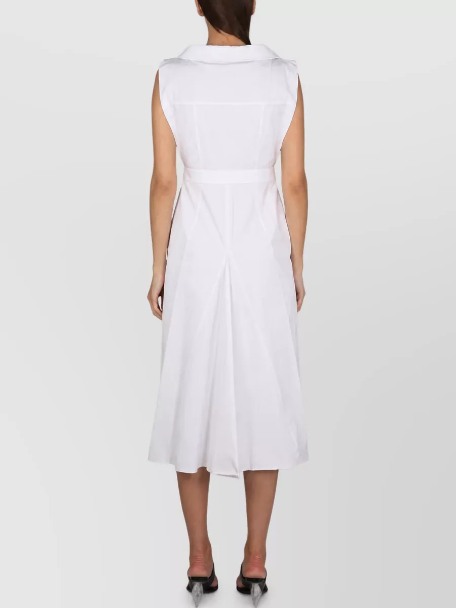 Alexander Mcqueen Cotton Midi Dress
