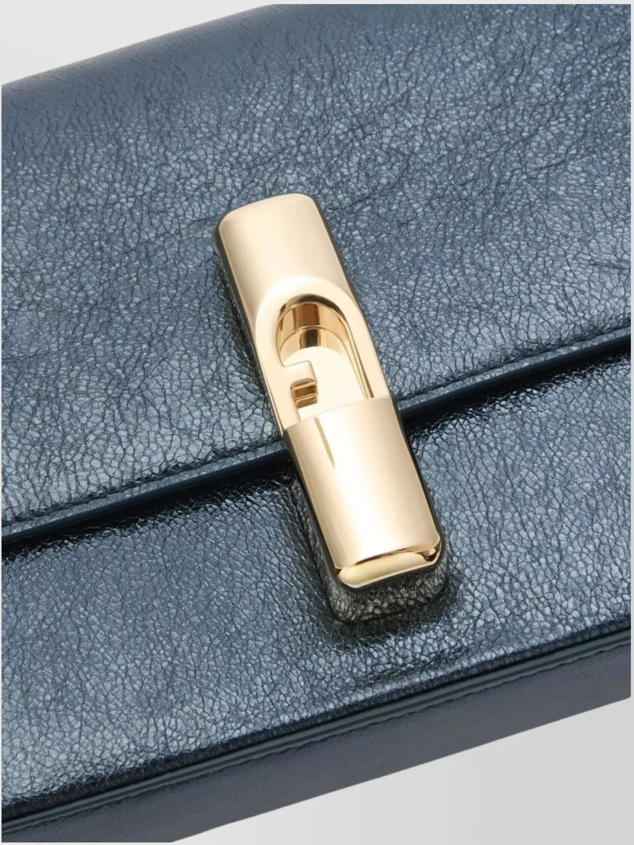 Furla Textured Cross-Body Bag Gold-Tone Hardware