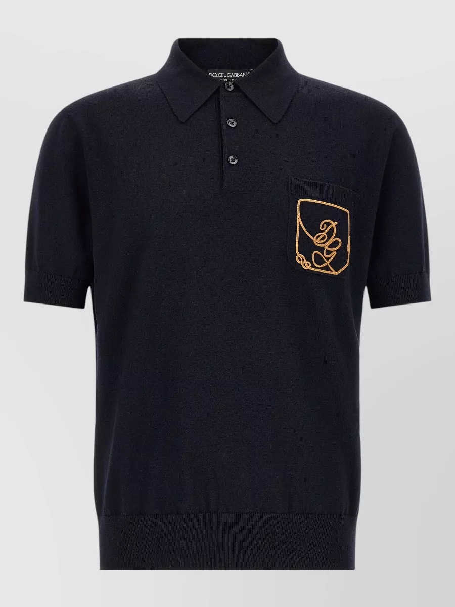 Dolce&Gabbana virgin wool regular-fit polo shirt