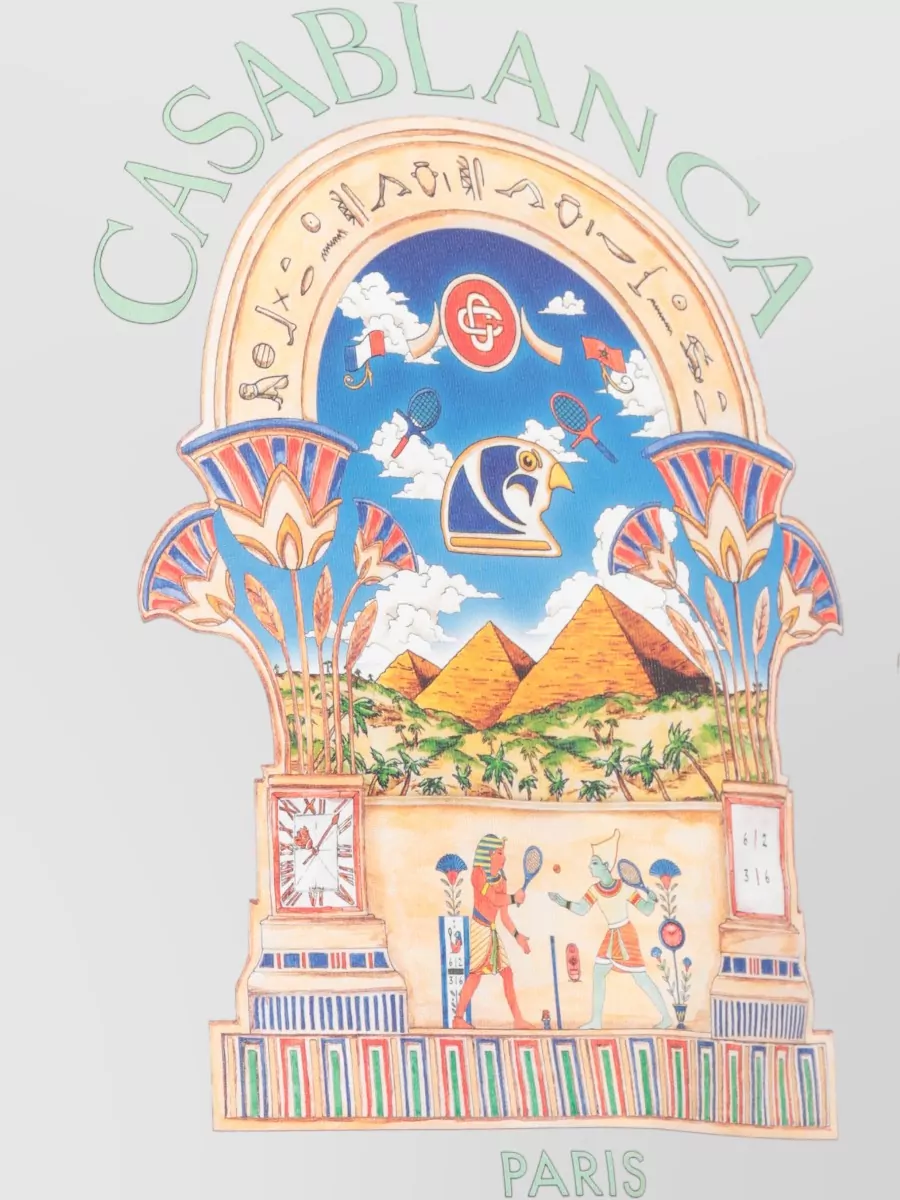 Casablanca Printed Sleeveless T-Shirt