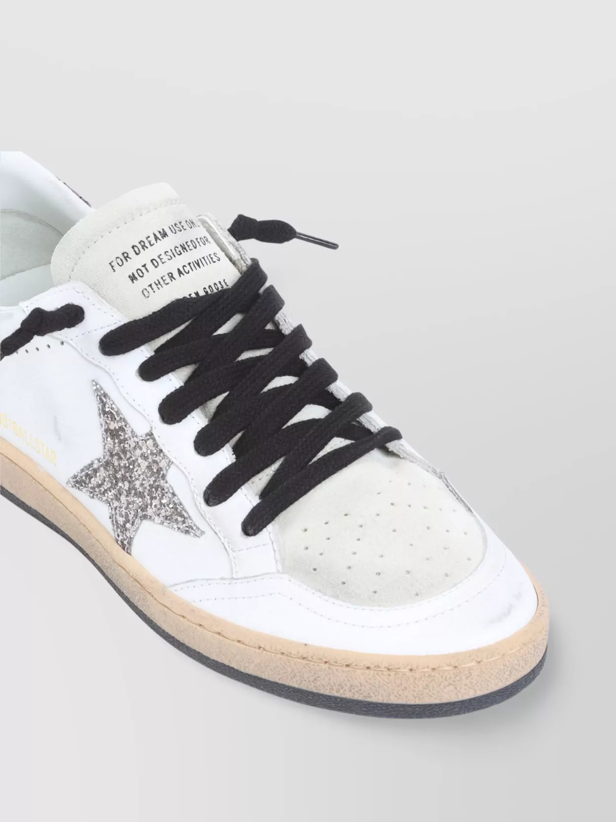 Golden Goose Ballstar Sequinned Logoed Sneakers