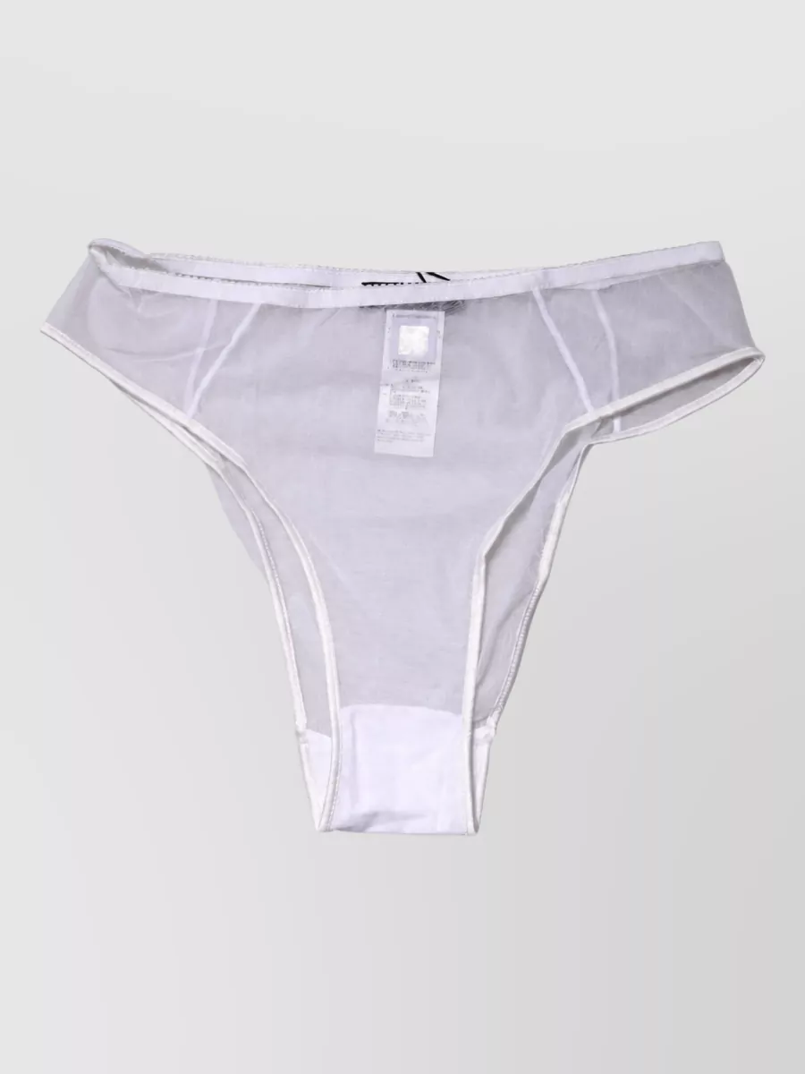 Dolce&Gabbana sheer silk high briefs