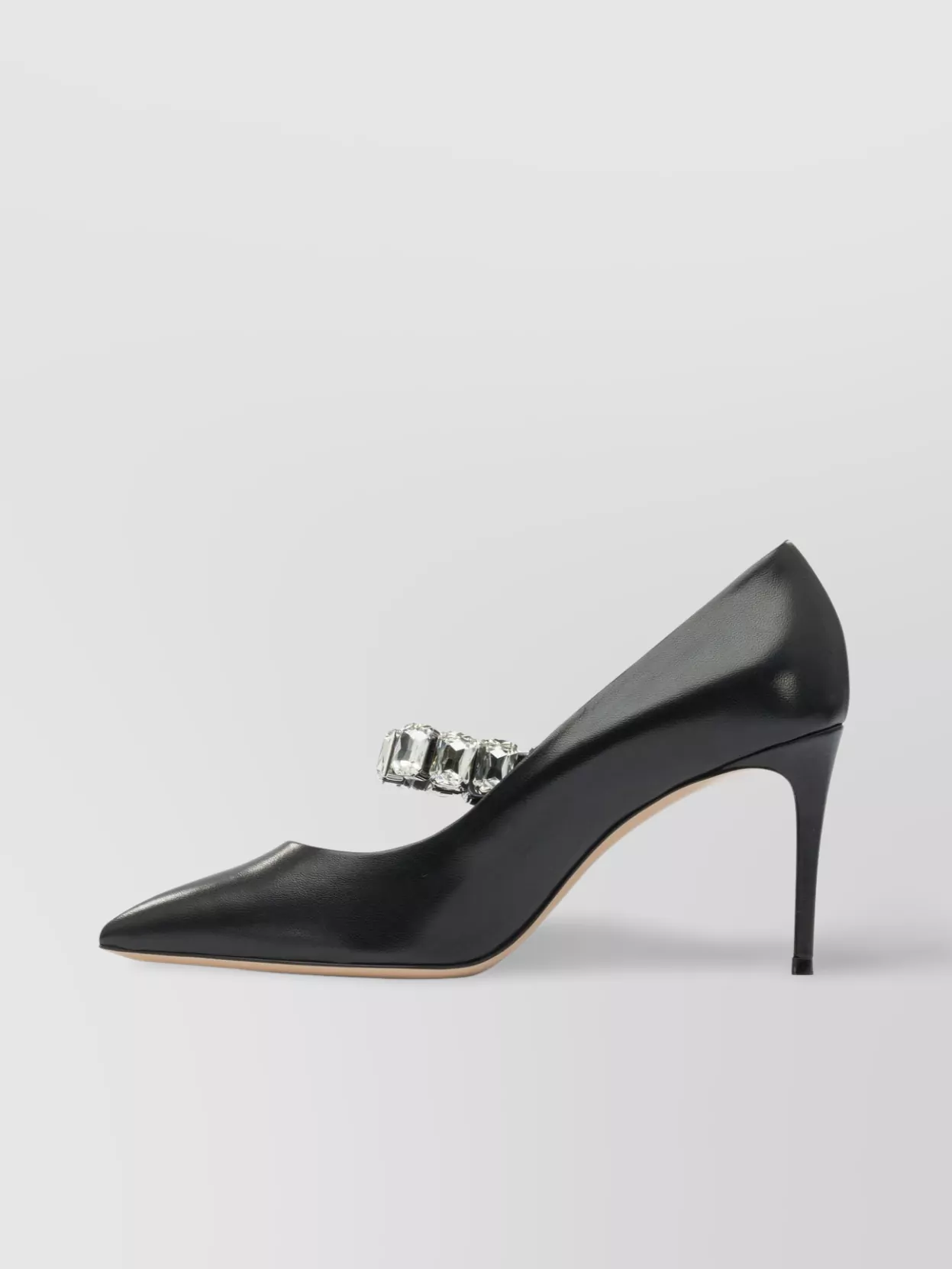 Casadei Embellished Strap Pointed Toe Stiletto Heel